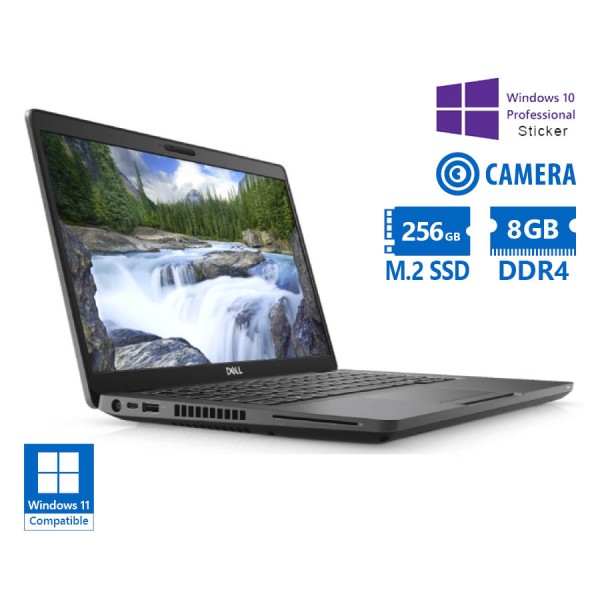 Dell (A-) Latitude 5400 i5-8365U/14``/8GB DDR4/256GB M.2 SSD/No ODD/Camera/10P Grade A- Refurbished Dell (A-) Latitude 5400 i5-8365U/14``/8GB DDR4/256GB M.2 SSD/No ODD/Camera/10P Grade A- Refurbished