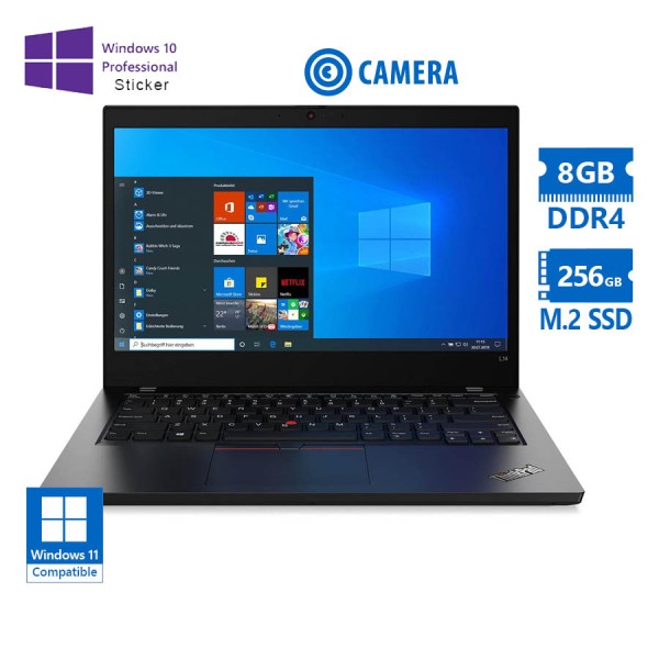 Lenovo (A-) ThinkPad L14 Gen 1 i5-10210U/14``/8GB DDR4/256GB M.2 SSD/No ODD/Camera/10P Grade A- Refu