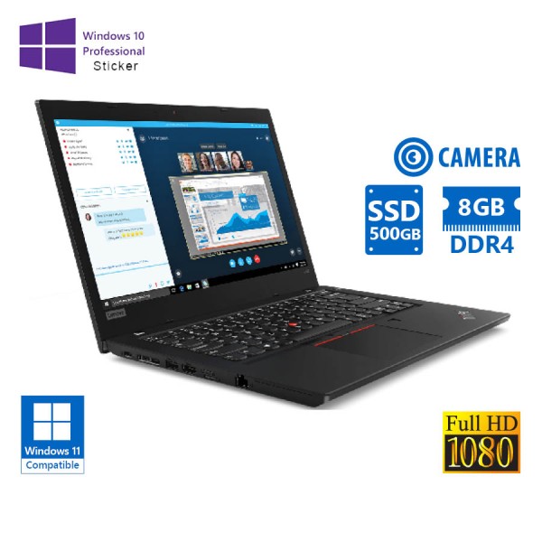Lenovo (A-) ThinkPad L480 i5-8250U/14``FHD/8GB DDR4/500GB SSD/No ODD/Camera/10P Grade A- Refurbished