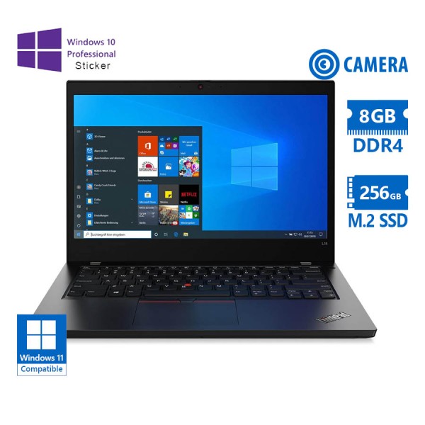 Lenovo ThinkPad L14 Gen 1 Ryzen 3 Pro 4450U/14”/8GB DDR4/256GB M.2 SSD/No ODD/Camera/10P Grade A Ref Lenovo ThinkPad L14 Gen 1 Ryzen 3 Pro 4450U/14”/8GB DDR4/256GB M.2 SSD/No ODD/Camera/10P Grade A Ref