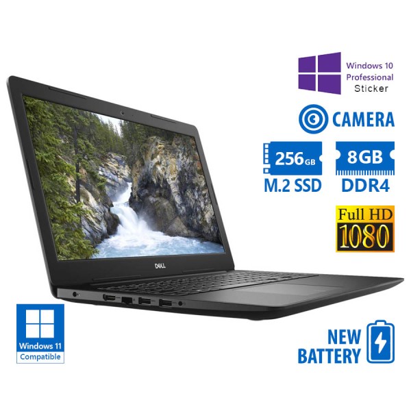 Dell Vostro 3580 i5-8265U/15.6”FHD/8GB DDR4/256GB M.2 SSD/DVD/Camera/New Battery/10P Grade A Refurbi