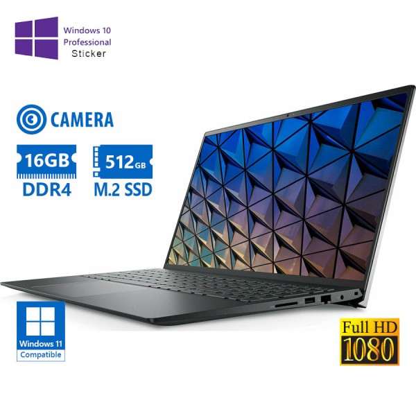 Dell Vostro 15 5510 i5-11300H/15.6``FHD/16GB DDR4/512GB M.2 SSD/No ODD/Camera/10P Grade A Refurbishe