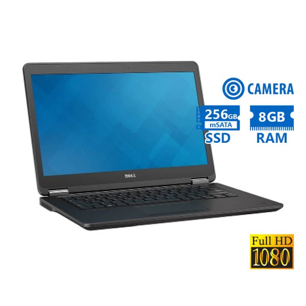 Dell Latitude E7450 i7-5600U/14``FHD/8GB DDR3/256GB mSATA SSD/No ODD/Camera/Grade A Refurbished Lapt