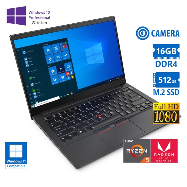 Lenovo ThinkPad E14 Gen 3 Ryzen 5 5500U/14``FHD/16GB DDR4/512GB M.2 SSD/w/Radeon™ Graphics (6C@1500M