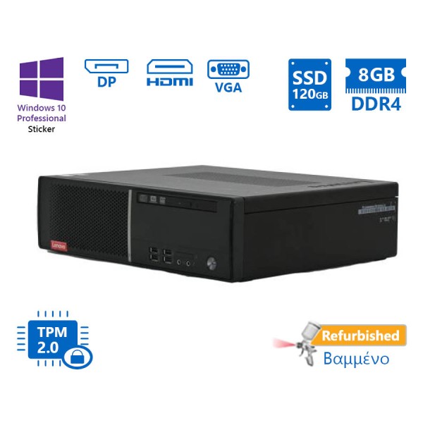 Lenovo V520S-08IKL SFF i3-7100/8GB DDR4/120GB SSD/DVD/10P Grade A+ Refurbished PC