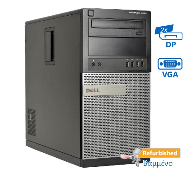 Dell 9020 Tower i5-4690/4GB DDR3/500GB/DVD/8H Grade A+ Refurbished PC
