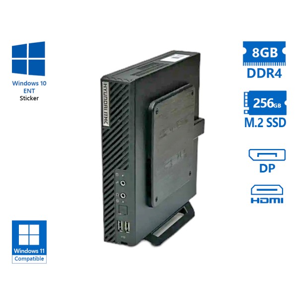 Hyundai (A-) Pentino H410-1 Tiny i3-10100/8GB DDR4/256GB M.2 SSD/No ODD/10ENT Grade A- Refurbished P