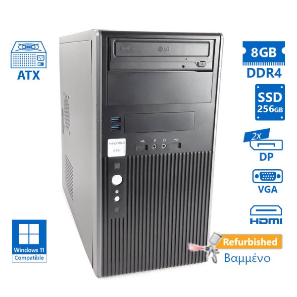 Hyundai Pentino B365 Tower i5-8400/8GB DDR4/256GB SSD/DVD/Grade A+ Refurbished PC Hyundai Pentino B365 Tower i5-8400/8GB DDR4/256GB SSD/DVD/Grade A+ Refurbished PC
