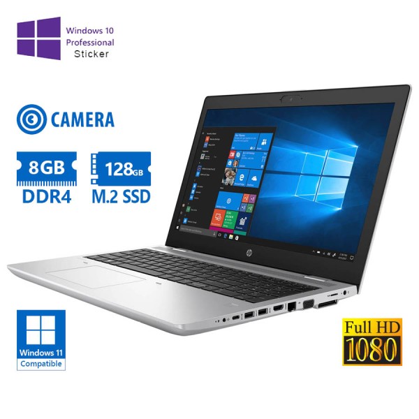 HP (B) ProBook 650 G5 i5-8365U/15.6``FHD/8GB DDR4/128GB M.2 SSD/No ODD/Camera/10P Grade B Refurbishe