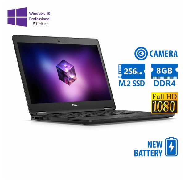 Dell Latitude E7470 i5-6300U/14``FHD/8GB DDR4/256GB M.2 SSD/No ODD/Camera/New Battery/10P Grade A Re