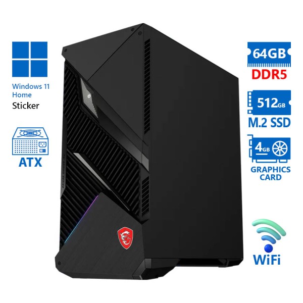 MSI MEG Z690 Infinite X2 Tower WiFi i9-13900KF/64GB DDR5/512GB M.2 SSD/Quadro K2200 (4GB)/No ODD/11H