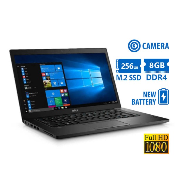 Dell (A-) Latitude 7480 i5-7300U/14``FHD/8GB DDR4/256GB M.2 SSD/No ODD/Camera/New Battery/Grade A- R Dell (A-) Latitude 7480 i5-7300U/14``FHD/8GB DDR4/256GB M.2 SSD/No ODD/Camera/New Battery/Grade A- R