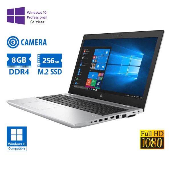HP ProBook 640 G4 i5-8250U/14``FHD/8GB DDR4/256GB M.2 SSD/No ODD/Camera/10P Grade A Refurbished Lapt