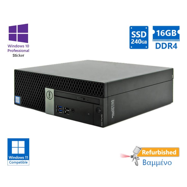 Dell 5060 SFF i5-8500/16GB DDR4/240GB SSD/No ODD/10P Grade A+ Refurbished PC Dell 5060 SFF i5-8500/16GB DDR4/240GB SSD/No ODD/10P Grade A+ Refurbished PC