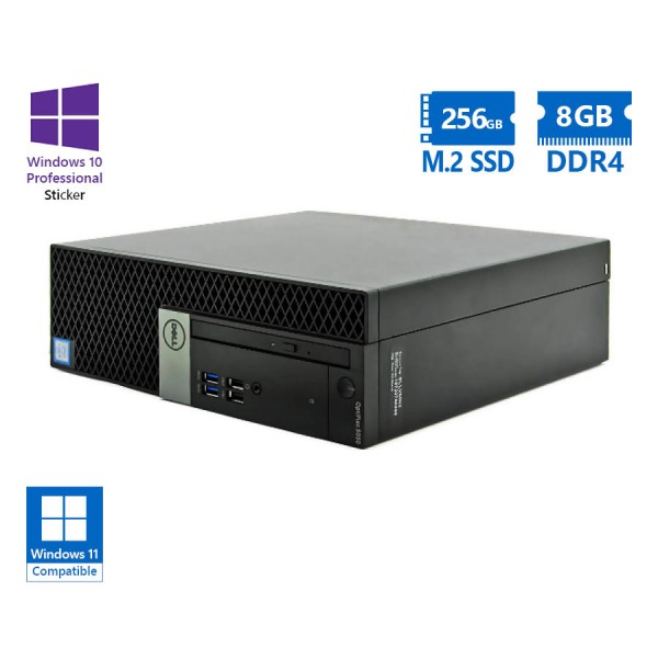 Dell (A-) 5060 SFF i5-8500/8GB DDR4/256GB M.2 SSD/No ODD/10P Grade A- Refurbished PC Dell (A-) 5060 SFF i5-8500/8GB DDR4/256GB M.2 SSD/No ODD/10P Grade A- Refurbished PC