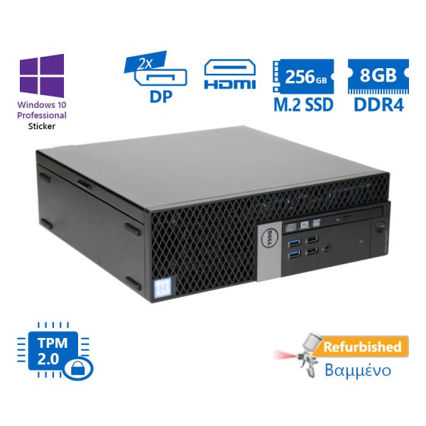 Dell 5050 SFF i5-7500/8GB DDR4/256GB M.2 SSD/DVD/10P Grade A+ Refurbished PC Dell 5050 SFF i5-7500/8GB DDR4/256GB M.2 SSD/DVD/10P Grade A+ Refurbished PC
