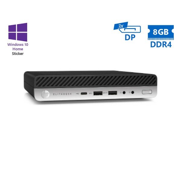 HP EliteDesk 800G3 DM i5-6500/8GB DDR4/500GB/No ODD/10H Grade A Refurbished PC HP EliteDesk 800G3 DM i5-6500/8GB DDR4/500GB/No ODD/10H Grade A Refurbished PC