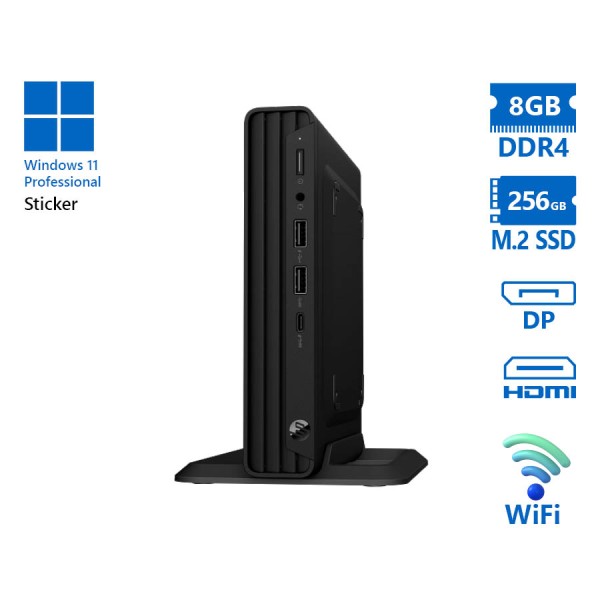 HP Pro Mini 260 G9 DM WiFi i3-1215U/8GB DDR4/256GB M.2 SSD/No ODD/11P Grade A Refurbished PC HP Pro Mini 260 G9 DM WiFi i3-1215U/8GB DDR4/256GB M.2 SSD/No ODD/11P Grade A Refurbished PC