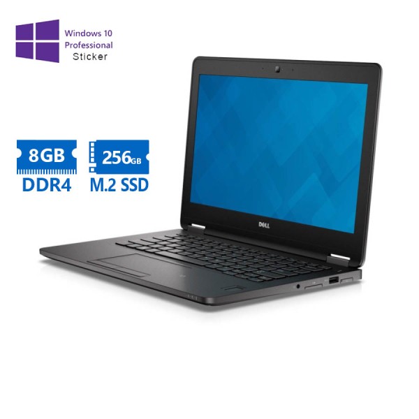 Dell (A-) Latitude E7270 i5-6300U/12.5``/8GB DDR4/256GB M.2 SSD/No ODD/Camera/10P Grade A- Refurbish Dell (A-) Latitude E7270 i5-6300U/12.5``/8GB DDR4/256GB M.2 SSD/No ODD/Camera/10P Grade A- Refurbish