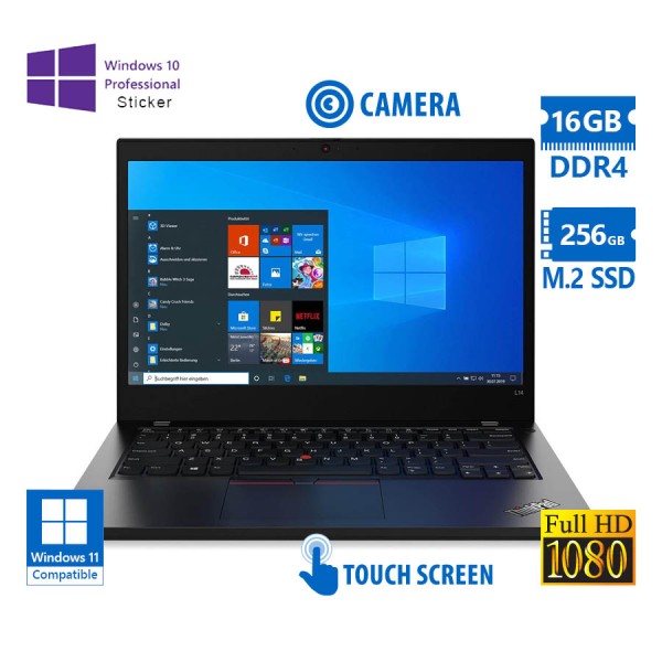 Lenovo (A-) ThinkPad T14 Gen 1 i5-10310U/14``FHD Touchscreen/16GB DDR4/256GB M.2 SSD/No ODD/Camera/1 Lenovo (A-) ThinkPad T14 Gen 1 i5-10310U/14``FHD Touchscreen/16GB DDR4/256GB M.2 SSD/No ODD/Camera/1