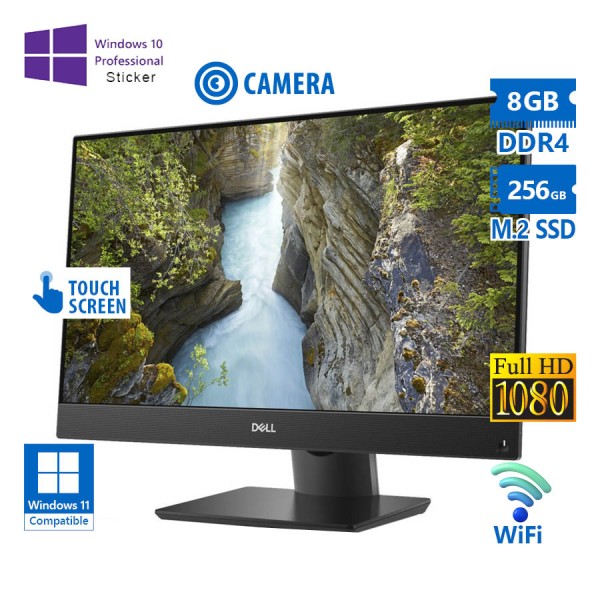 Dell OptiPlex 7460 WiFi AIO w/Touchscreen 23”FHD i5-8500/8GB DDR4/256GB M.2 SSD/No ODD/Webcam/10P Gr Dell OptiPlex 7460 WiFi AIO w/Touchscreen 23”FHD i5-8500/8GB DDR4/256GB M.2 SSD/No ODD/Webcam/10P Gr