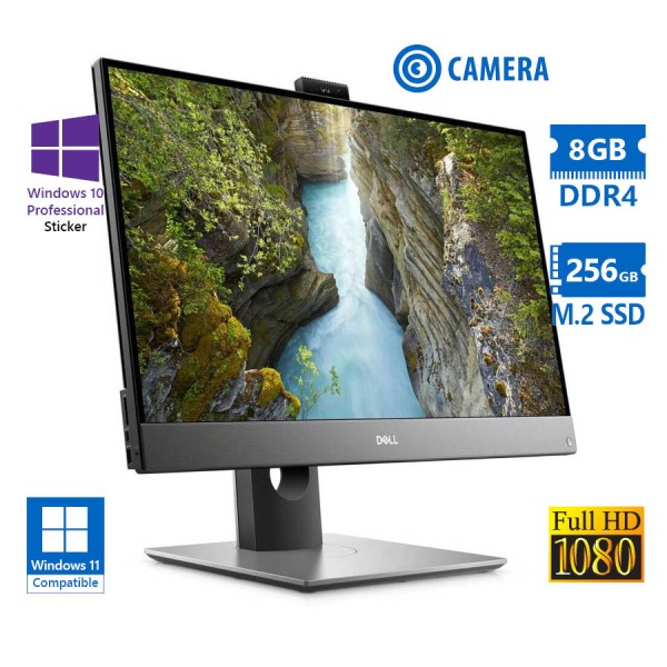 Dell OptiPlex 7480 AIO w/Monitor 24”FHD i5-10500/8GB DDR4/256GB M.2 SSD/No ODD/Webcam/10P Grade A Re Dell OptiPlex 7480 AIO w/Monitor 24”FHD i5-10500/8GB DDR4/256GB M.2 SSD/No ODD/Webcam/10P Grade A Re