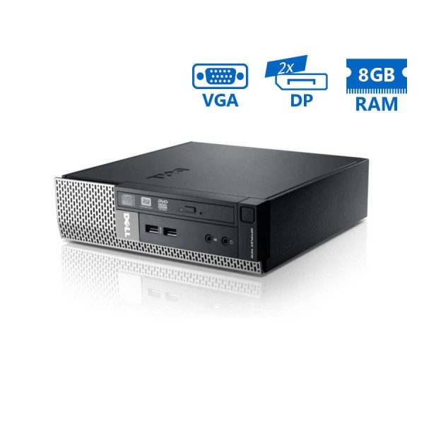 Dell 7010 USFF i5-3470s/8GB DDR3/320GB/DVD/7P Grade A+ Refurbished PC