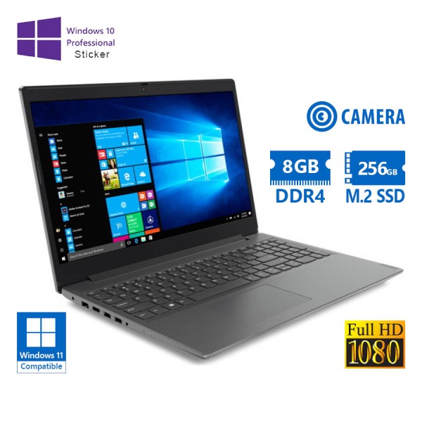 Lenovo (A-) V15-IIL i5-1035G1/15.6``FHD/8GB DDR4/256GB M.2 SSD/No ODD/Camera/10P Grade A- Refurbishe Lenovo (A-) V15-IIL i5-1035G1/15.6``FHD/8GB DDR4/256GB M.2 SSD/No ODD/Camera/10P Grade A- Refurbishe