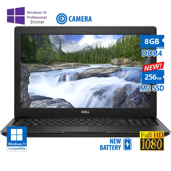 Dell Latitude 3500 i3-8145U/15.6``FHD/8GB DDR4/256GB M.2 SSD New/No ODD/Camera/New Battery/10P Grade Dell Latitude 3500 i3-8145U/15.6``FHD/8GB DDR4/256GB M.2 SSD New/No ODD/Camera/New Battery/10P Grade