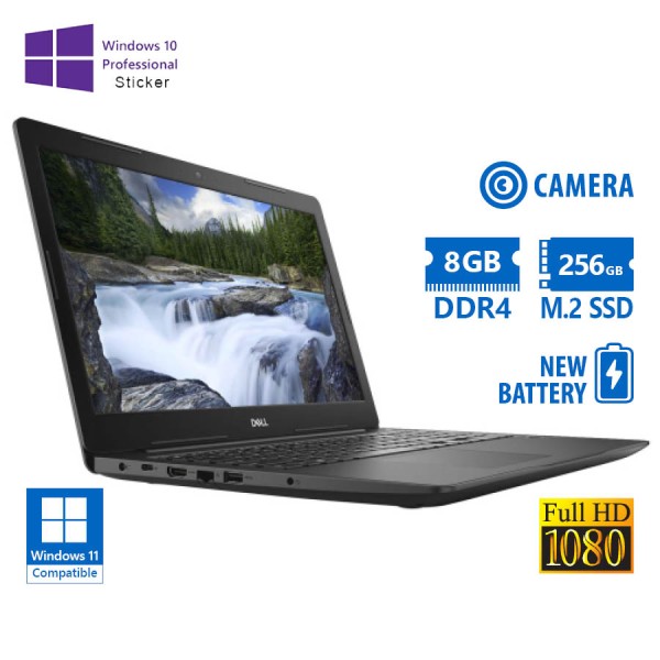 Dell Latitude 3590 i5-8250U/15.6``FHD/8GB DDR4/256GB M.2 SSD/No ODD/Camera/New Battery/10P Grade A R Dell Latitude 3590 i5-8250U/15.6``FHD/8GB DDR4/256GB M.2 SSD/No ODD/Camera/New Battery/10P Grade A R