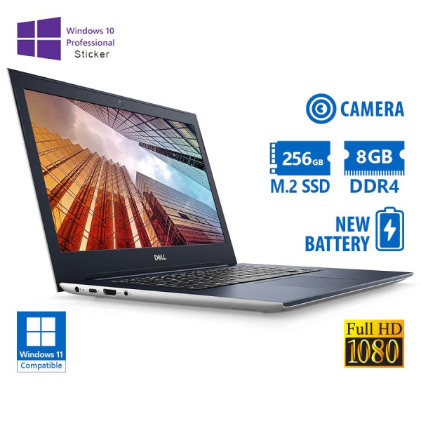 Dell Vostro 5471 i5-8250U/14”FHD/8GB DDR4/256GB M.2 SSD/No ODD/Camera/New Battery/10P Grade A Refurb Dell Vostro 5471 i5-8250U/14”FHD/8GB DDR4/256GB M.2 SSD/No ODD/Camera/New Battery/10P Grade A Refurb