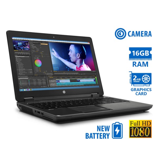 HP ZBook 15 G2 Mobile Workstation i7-4810MQ/15.6”FHD/16GB DDR3/1TB/No ODD/Nvidia 2GB/Camera/New Batt HP ZBook 15 G2 Mobile Workstation i7-4810MQ/15.6”FHD/16GB DDR3/1TB/No ODD/Nvidia 2GB/Camera/New Batt