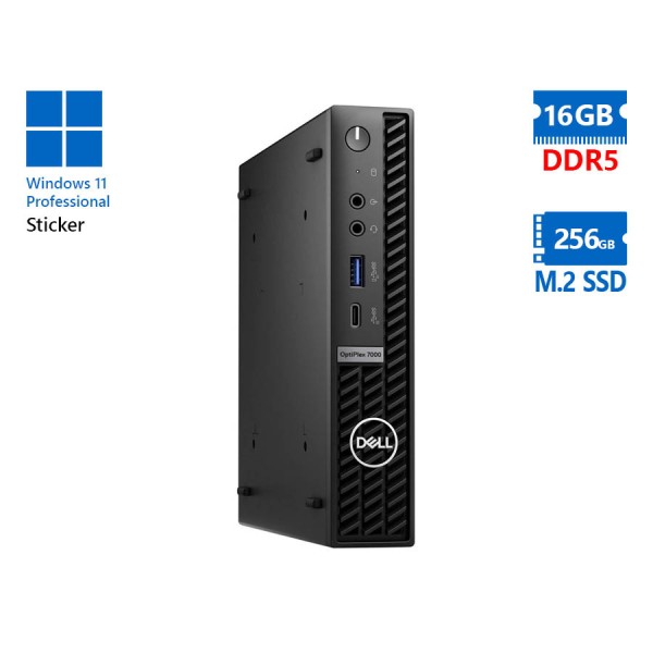 Dell Optiplex 7000 DM i7-12700/16GB DDR5/256GB M.2 SSD/No ODD/11P Grade A Refurbished PC