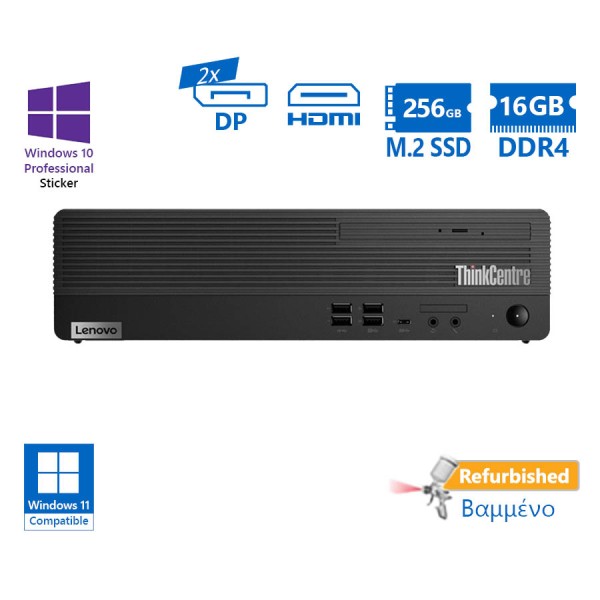 Lenovo M70s SFF i5-10400/16GB DDR4/256GB M.2 SSD /DVD/10P Grade A Refurbished PC Lenovo M70s SFF i5-10400/16GB DDR4/256GB M.2 SSD /DVD/10P Grade A Refurbished PC