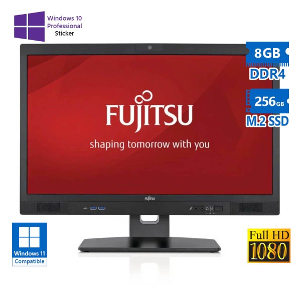Fujitsu Esprimo K558 AIO w/Monitor 24``FHD/i5-9400T/8GB DDR4/256GB M.2 SSD/DVD/10P Grade A Refurbish Fujitsu Esprimo K558 AIO w/Monitor 24``FHD/i5-9400T/8GB DDR4/256GB M.2 SSD/DVD/10P Grade A Refurbish