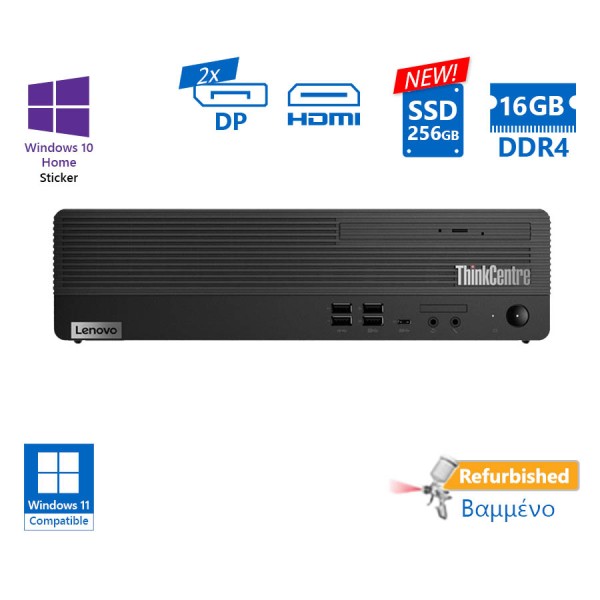 Lenovo M70s SFF i5-10400/16GB DDR4/256GB SSD New/No ODD/10H Grade A+ Refurbished PC Lenovo M70s SFF i5-10400/16GB DDR4/256GB SSD New/No ODD/10H Grade A+ Refurbished PC