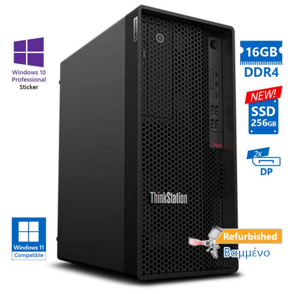 Lenovo Thinkstation P340 Tower i7-10700/16GB DDR4/256GB SSD New/No ODD/10P Grade A+ Workstation Refe Lenovo Thinkstation P340 Tower i7-10700/16GB DDR4/256GB SSD New/No ODD/10P Grade A+ Workstation Refe