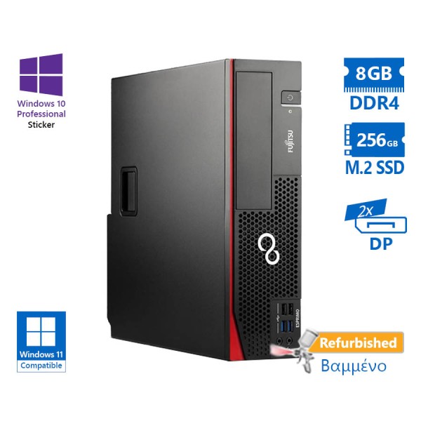 Fujitsu D7010 SFF i5-10400/8GB DDR4/256GB M.2 SSD/No ODD/10P Grade A+ Refurbished PC Fujitsu D7010 SFF i5-10400/8GB DDR4/256GB M.2 SSD/No ODD/10P Grade A+ Refurbished PC