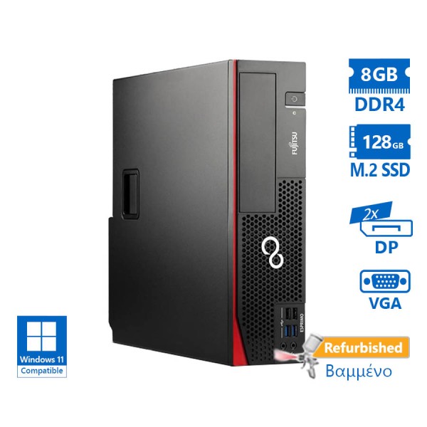 Fujitsu D7010 SFF i5-10500/8GB DDR4/128GB M.2 SSD/DVD/Grade A+ Refurbished PC Fujitsu D7010 SFF i5-10500/8GB DDR4/128GB M.2 SSD/DVD/Grade A+ Refurbished PC