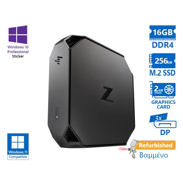 HP Z2 G4 Mini i7-10700/16GB DDR4/256GB M.2 SSD/Nvidia Quadro P620 (2GB)/No ODD/10P Grade A+ Workstat HP Z2 G4 Mini i7-10700/16GB DDR4/256GB M.2 SSD/Nvidia Quadro P620 (2GB)/No ODD/10P Grade A+ Workstat