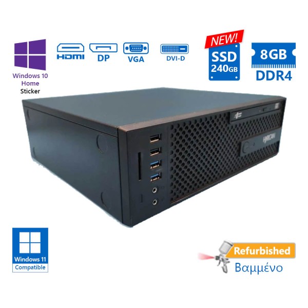 OEM Hyrican B560 DS3H SFF i5-10500/8GB DDR4/240GB SSD New/No ODD/10H Grade A Refurbished PC OEM Hyrican B560 DS3H SFF i5-10500/8GB DDR4/240GB SSD New/No ODD/10H Grade A Refurbished PC