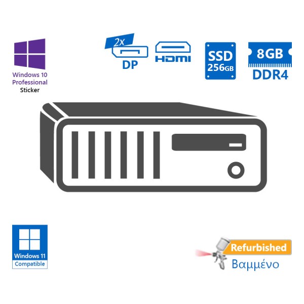 OEM SFF i5-11400/8GB DDR4/256GB SSD/DVD/10P Grade A+ Refurbished PC OEM SFF i5-11400/8GB DDR4/256GB SSD/DVD/10P Grade A+ Refurbished PC