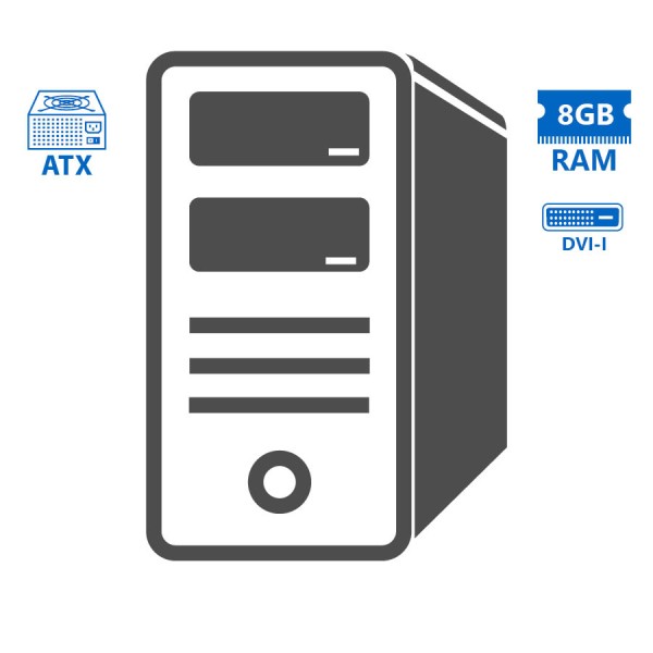 OEM Tower i3-4170/4GB DDR3/320GB/DVD/Grade A+ Refurbished PC