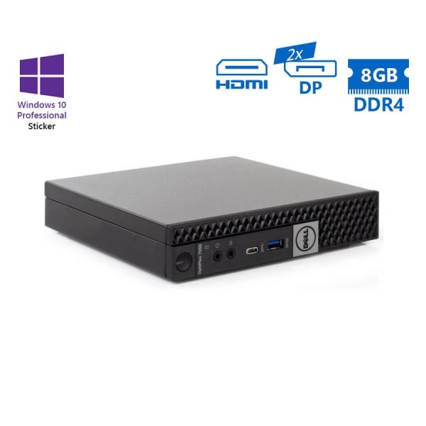 Dell Optiplex 7050 DM i5-6500T/8GB DDR4/320GB/No ODD/10P Grade A Refurbished PC Dell Optiplex 7050 DM i5-6500T/8GB DDR4/320GB/No ODD/10P Grade A Refurbished PC