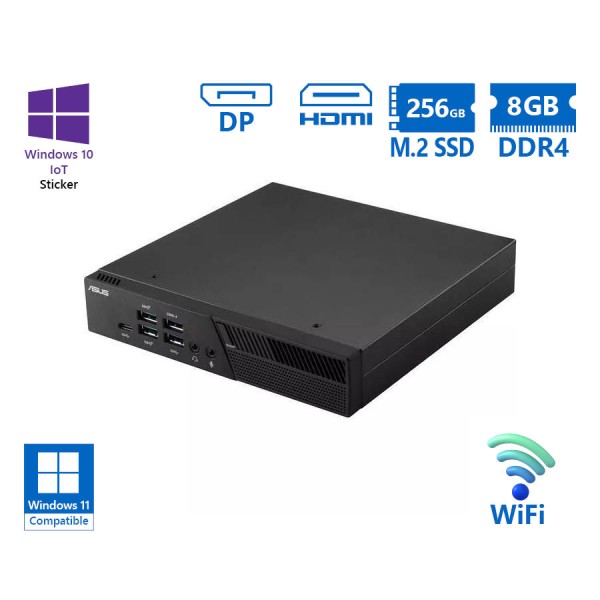 Asus PB60 Tiny WiFi i5-9500T/8GB DDR4/256GB M.2 SSD/No ODD/10IoT Grade A Refurbished PC Asus PB60 Tiny WiFi i5-9500T/8GB DDR4/256GB M.2 SSD/No ODD/10IoT Grade A Refurbished PC