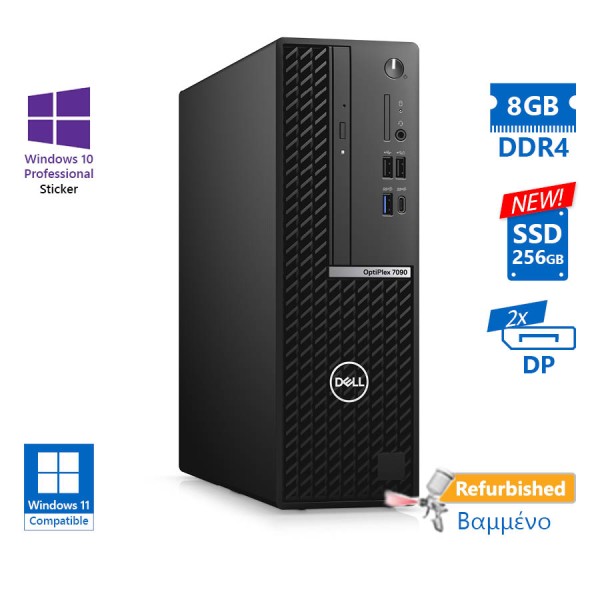 Dell 7090 SFF i5-10500/8GB DDR4/256GB SSD New/No ODD/10P Grade A+ Refurbished PC Dell 7090 SFF i5-10500/8GB DDR4/256GB SSD New/No ODD/10P Grade A+ Refurbished PC
