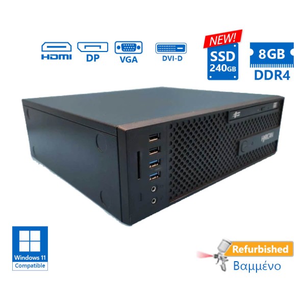OEM Hyrican B560 DS3H SFF i5-10500/8GB DDR4/240GB SSD New/No ODD/Grade A+ Refurbished PC OEM Hyrican B560 DS3H SFF i5-10500/8GB DDR4/240GB SSD New/No ODD/Grade A+ Refurbished PC