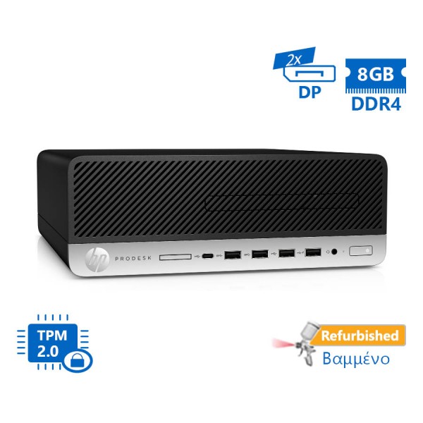 HP 600G3 SFF i3-7100/8GB DDR4/500GB/No ODD/Grade A+ Refurbished PC HP 600G3 SFF i3-7100/8GB DDR4/500GB/No ODD/Grade A+ Refurbished PC
