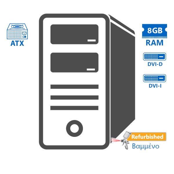 OEM Tower i5-4430/8GB DDR3/320GB/No ODD/Grade A+ Refurbished PC