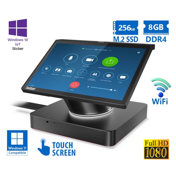 Lenovo (A-) ThinkSmart Hub 11H10002EU WiFi AIO w/Touchscreen 10.1”FHD/i5-8365U/8GB DDR4/256GB M.2 SS Lenovo (A-) ThinkSmart Hub 11H10002EU WiFi AIO w/Touchscreen 10.1”FHD/i5-8365U/8GB DDR4/256GB M.2 SS